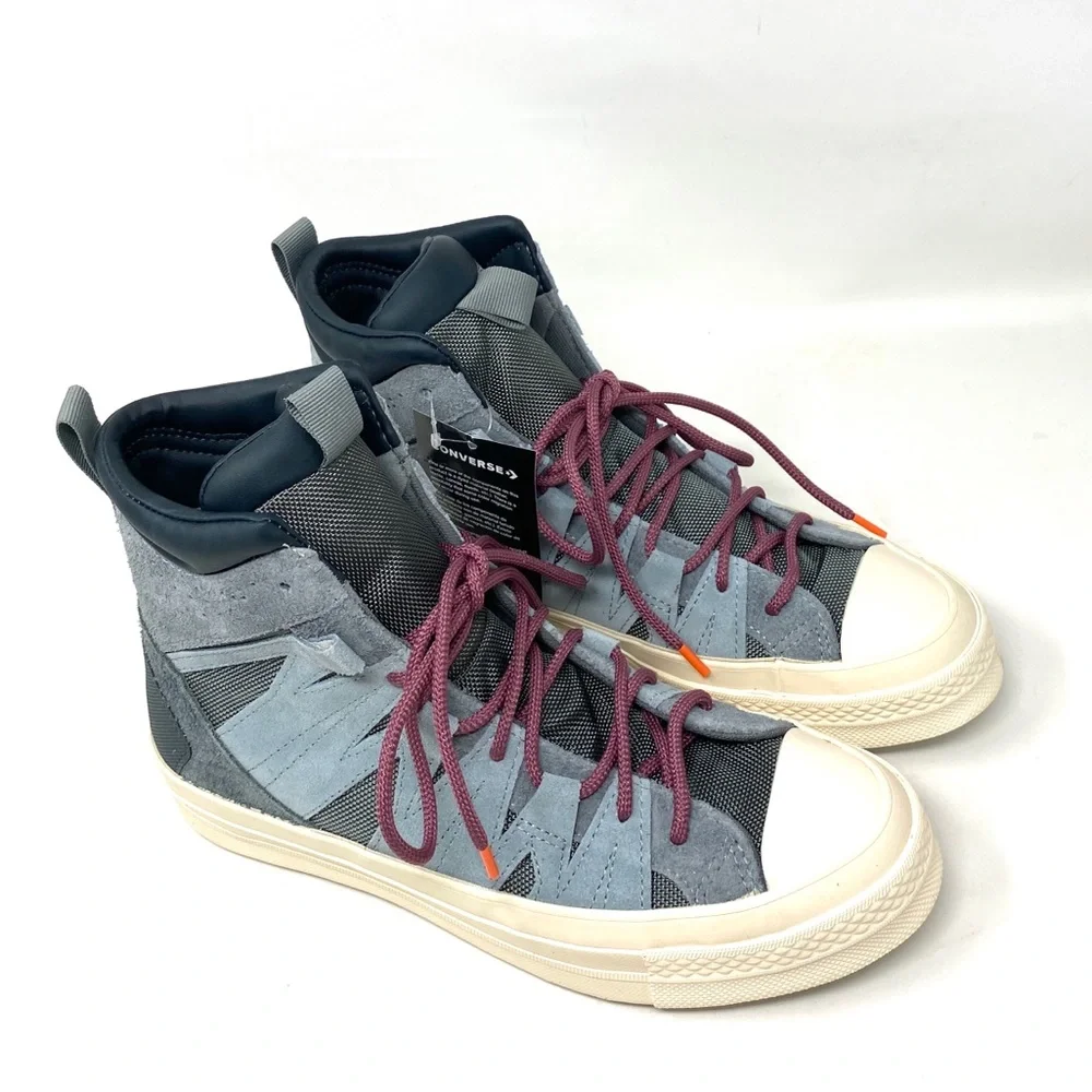 Converse Chuck 70 High Top Suede Sedona Grey Women’s Suede Sneakers 172351C - Picture 2 of 10